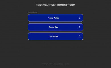 rentacarpuertomontt.com screenshot