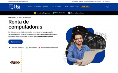 rentadecomputadoras.mx screenshot