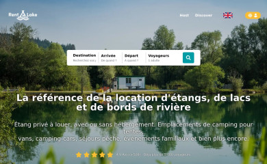 rentalake.fr screenshot