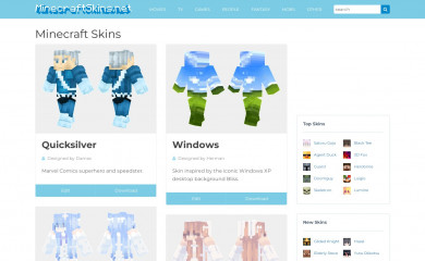 resourcepacks.com screenshot