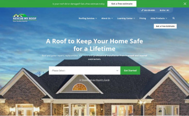 rescue-my-roof.com screenshot