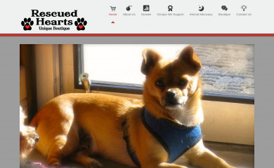 rescued-hearts.org screenshot