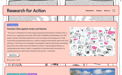 researchforaction.uk screenshot