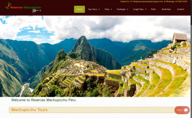 reservasmachupicchuperu.com screenshot