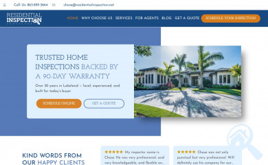 residentialinspection.net screenshot