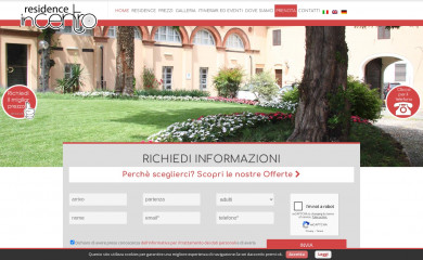 residenceincentro.com screenshot
