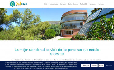 residenciasolmar.com screenshot