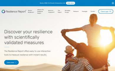 resiliencereport.com screenshot