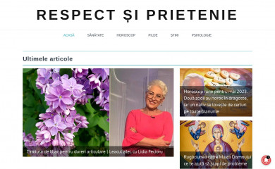 respectsiprietenie.ro screenshot