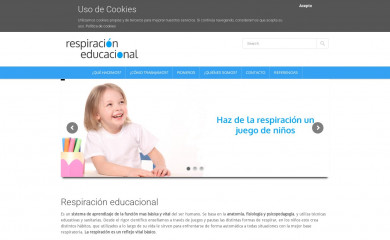 respiracioneducacional.com screenshot