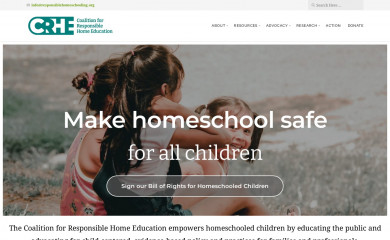 responsiblehomeschooling.org screenshot