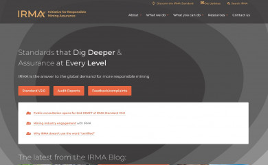 responsiblemining.net screenshot