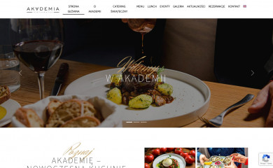 restauracjaakademia.pl screenshot