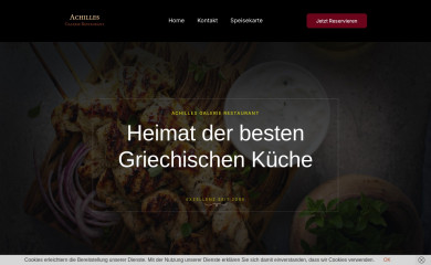 restaurant-achilles.de screenshot