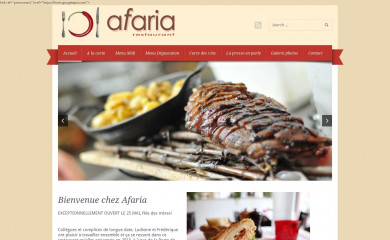 restaurant-afaria.fr screenshot