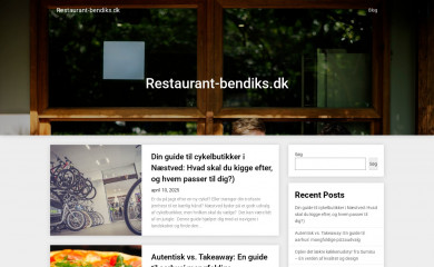restaurant-bendiks.dk screenshot