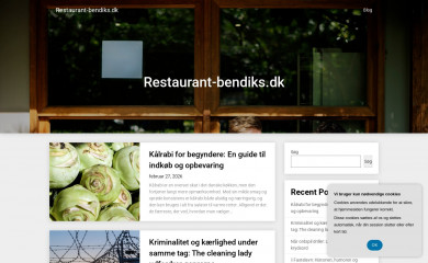 restaurant-bendiks.dk screenshot