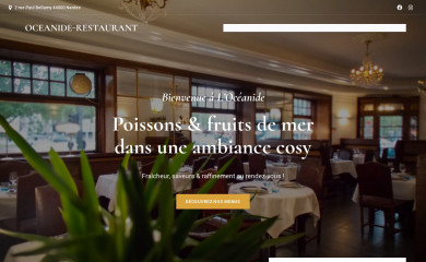 restaurant-oceanide.fr screenshot