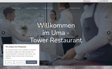 restaurant-uma.ch screenshot