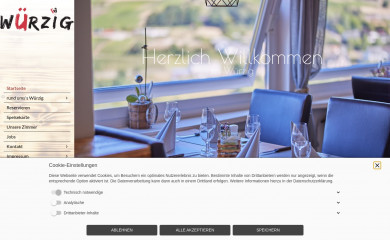 restaurantwürzig.de screenshot