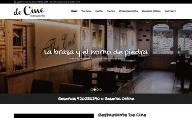 restaurantedecine.com screenshot