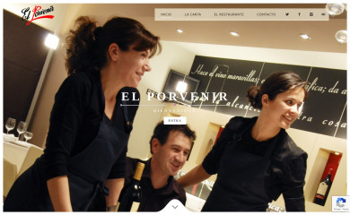 restauranteelporvenir.com screenshot