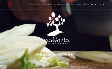 restaurantemalvasia.com screenshot