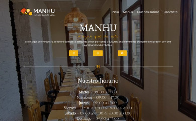 restaurantemanhu.com screenshot