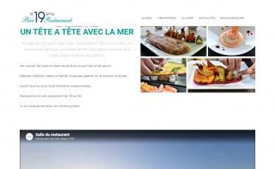 restaurantle19eme.fr screenshot