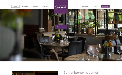 restaurantsamen.nl screenshot