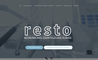 restoklinika.lt screenshot