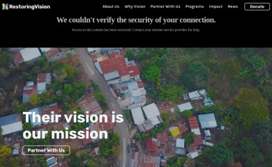 restoringvision.org screenshot