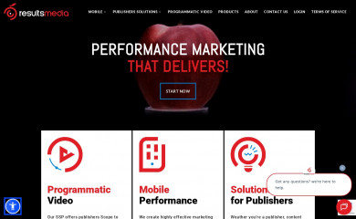 resultsmedia.com screenshot