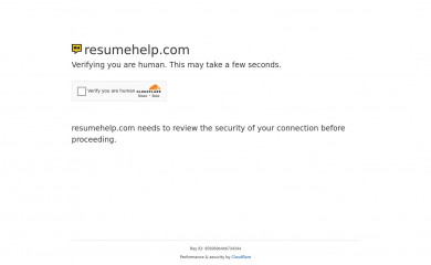 resumehelp.com screenshot