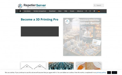 repetier-server.com screenshot