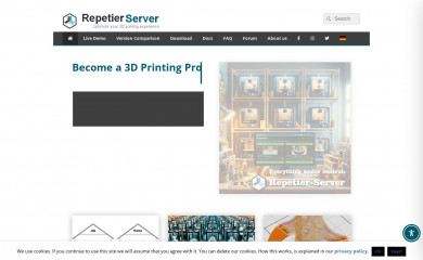 repetier-server.com screenshot