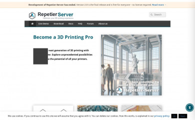 repetier-server.com screenshot