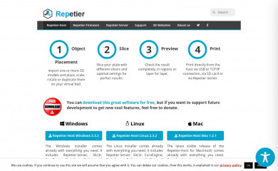 repetier.com screenshot