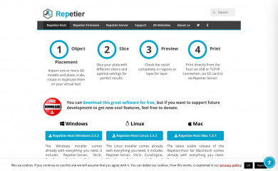 repetier.com screenshot