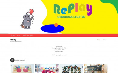 replaylegetøj.dk screenshot