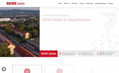 rewe-sattler.de screenshot