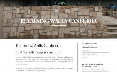 retainingwalls-landscaping.com screenshot