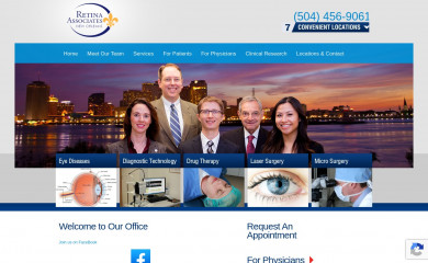 retinaassociates.org screenshot