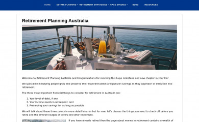 retirementplanningaustralia.com.au screenshot