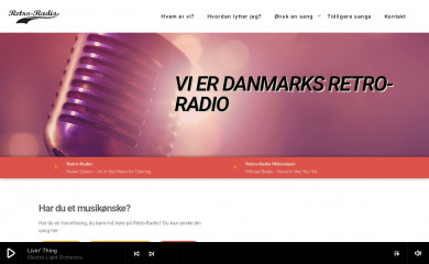 retro-radio.dk screenshot