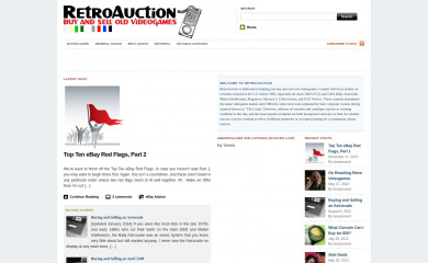 retroauction.com screenshot