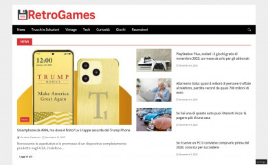 retrogamesplanet.it screenshot