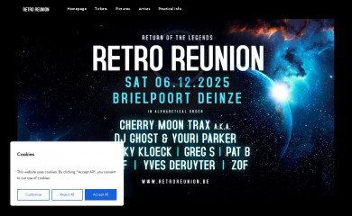 retroreunion.be screenshot