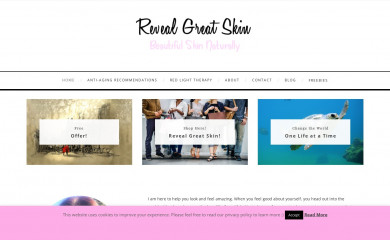 revealgreatskin.com screenshot