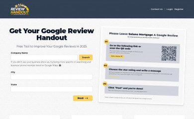 reviewhandout.com screenshot